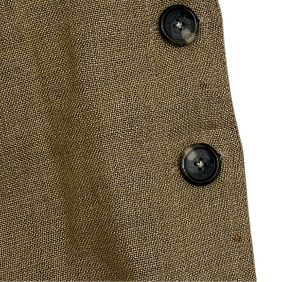 Lauren Ralph Lauren Tan Linen Skirt - Womens Size 12 *see description* - Picture 3 of 8